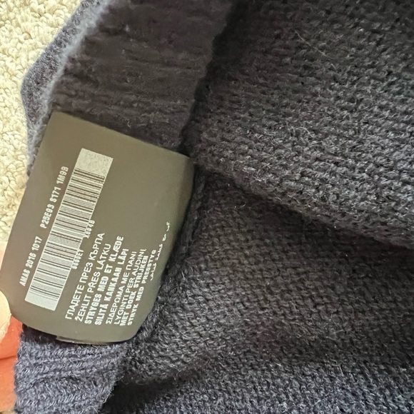 Prada Navy Ruffled Cardigan - Picture 8 of 10